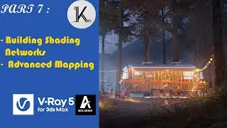 3Ds Max and V-Ray Advance Rendering Skills- Part 7 : Building Shading Networks & Advanced Mapping