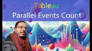Calculate Parallel Events Count in Tableau with Limited Date Information