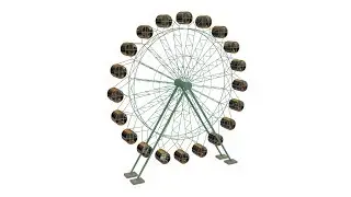 How to make Ferris Wheel in Blender