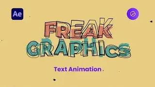 Text animation using #aftereffects without using any third party plugin