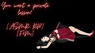 [ASMR RP] F4M| Vampire Demon is your professor at university and you want a private lesson from her