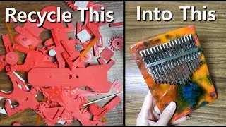 How to recycling PLA leftover to a Kalimba(mbira) : PLA recycling project