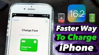 Charge your iPhone Faster - with Charge Fast Shortcut