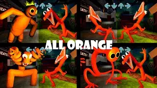 Rainbow Friends | FNF mod - Orange VS All Orange | Friday Night Funkin Mod Roblox
