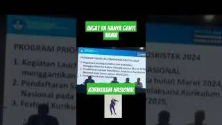 Ingat ya hanya ganti nama menjadi kurimulum nasional #kurikulumnasional #maret2024 #pppkguru
