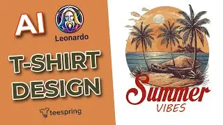 Leonardo Ai T-Shirt Design Bangla Tutorial - Leonardo Ai Print On Demand Tutorial - Teespring Upload