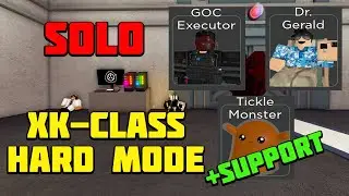 SOLO GOC EXECUTOR and DR. Gerald +Tickle MONSTER XK-Class HARD Mode - Roblox SCP Tower Defense
