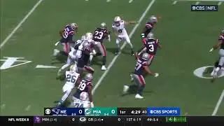 Kyle Dugger Interception | Patriots vs Dolphins