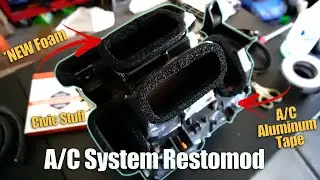 '95 Honda Civic AC System Restomod - *NEW* Foam Seal and A/C Aluminum Tape!!!