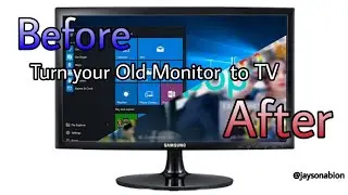 How to turn your Computer LED Monitor in to a TV
