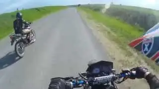 Stels Enduro 250 vs Racer Panther 200 (драг)