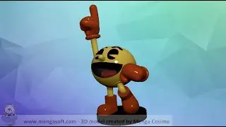 PAC-MAN - 3D model made in ZBrush