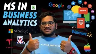 Masters in Business Analytics without GRE/GMAT/TOFEL❌| MS IN USA 🎓🚀