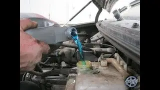 Замена тосола и термостата Porsche Cayenne 4 8, V8