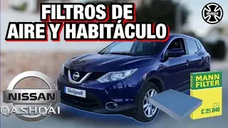 Nissan Qashqai | Cambiar FILTRO de AIRE y Filtro de HABITÁCULO o Polen | J11