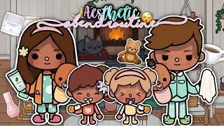 AESTHETIC EVENING ROUTINE AFTER THE CLASS TRIP 😴🌷 | TOCA BOCA STORY GERMAN