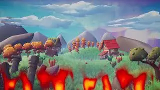 Burning Unity Screenspace VFX Shader
