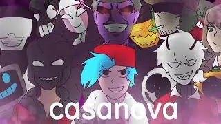 Casanova but Every Character sings it (FNF animation)