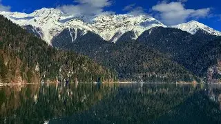 Абхазия, Литфонд, о  Рица, Новоафонский монастырь.
