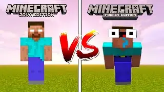 Minecraft Java Edition vs Minecraft Pocket Edition In Hindi 😱