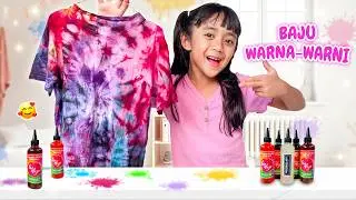 SAMANTHA BELAJAR MEMBUAT BAJU WARNA WARNI !! | SAMTING