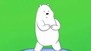 GREENSCREEN ICE BEAR