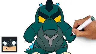 How To Draw Godzilla Buzz | Brawl Stars