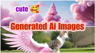 I Created Ai Generated Images the Result is so cute I love the Cotton Candy Land