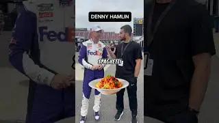 Asking NASCAR drivers their pre race meal choice #espn #nascar #racing #talladegasuperspeedway