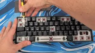 GEEK GK61 (Gateron Red Optical) - ASMR & TEARDOWN