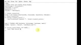 php program Insert Data Into MySQL Using MySQLi