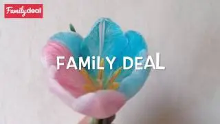 Fleur bicolore - DIY pour enfant