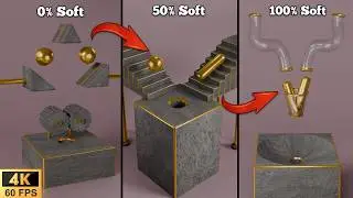 【4K】Premium Satisfying 3D Physic Simulation | Showcase【60fps】
