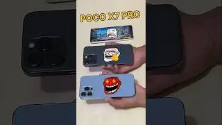 POCO X7 PRO 💀 vs iPhone 16 PRO MAX vs iPhone 13 PRO MAX vs 120FPS - FREEFIRE GAMING TEST 