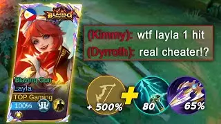 NEW META LAYLA 1 HIT BRUTAL DMG BUILD 2025!! (new op build!) Build Top Global Layla 2025! - MLBB