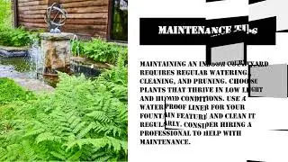 Innovative Designs for Mini Patios with Captivating Fountain Features