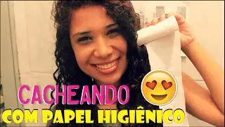 Cacheando o cabelo com papel- Nova versão| Luisa Laranja