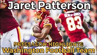Jaret Patterson | 2021 FULL Preseason Highlights | Washington Football Team