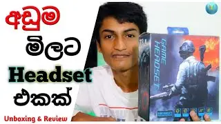 Gaming Headset your budget - Unboxing and Review in sinhala