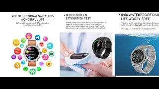 SK3 1.3 inch IPS Screen IP68 Waterproof Smart Watch- Unboxing Full Details