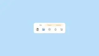 Fнимированная панель вкладок (php,js,html)