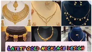 Girls latest gold necklace design | new girls gold set design