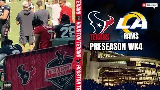 Texans Rams Final Preseason Game! Starters Play?