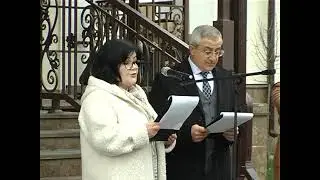 Митинг , посвященный присвоению имени Н-М.О.Лайпанова ДК с.Красный Курган.
