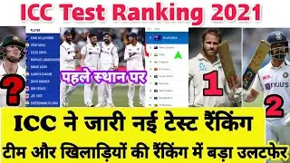 ICC Latest Test Ranking 2021 | Updated | Batsman, Bowlers, All-Rounders 2021 | cric icon