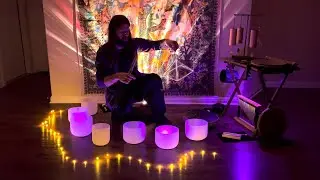 Inner Peace & Relaxation Sound Bath Performance | Healing Singing Bowl & Handpan Meditation Music
