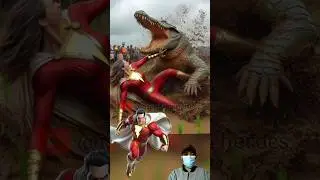 superheroes woman vs crocodile part 2💥 ALL Characters (Marvel & DC) #shorts #dc #ai