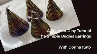 A Polymer Clay Tutorial: The Simple, Sparkly Bugles Earrings