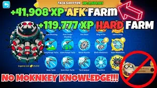 AFK Tack Shooter PARAGON XP Farm BTD-6 (NO MONKEY KNOWLEDGE)