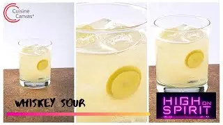 Whiskey Sour | Cocktail | 5 ingredient Recipe | High On Spirit